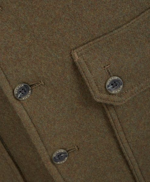 McNair heavyweight merino Highland Gilet - pocket detail