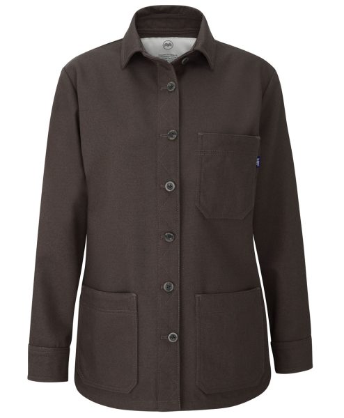 McNair women's PlasmaDry cotton canvas Work Jacket in Brown
